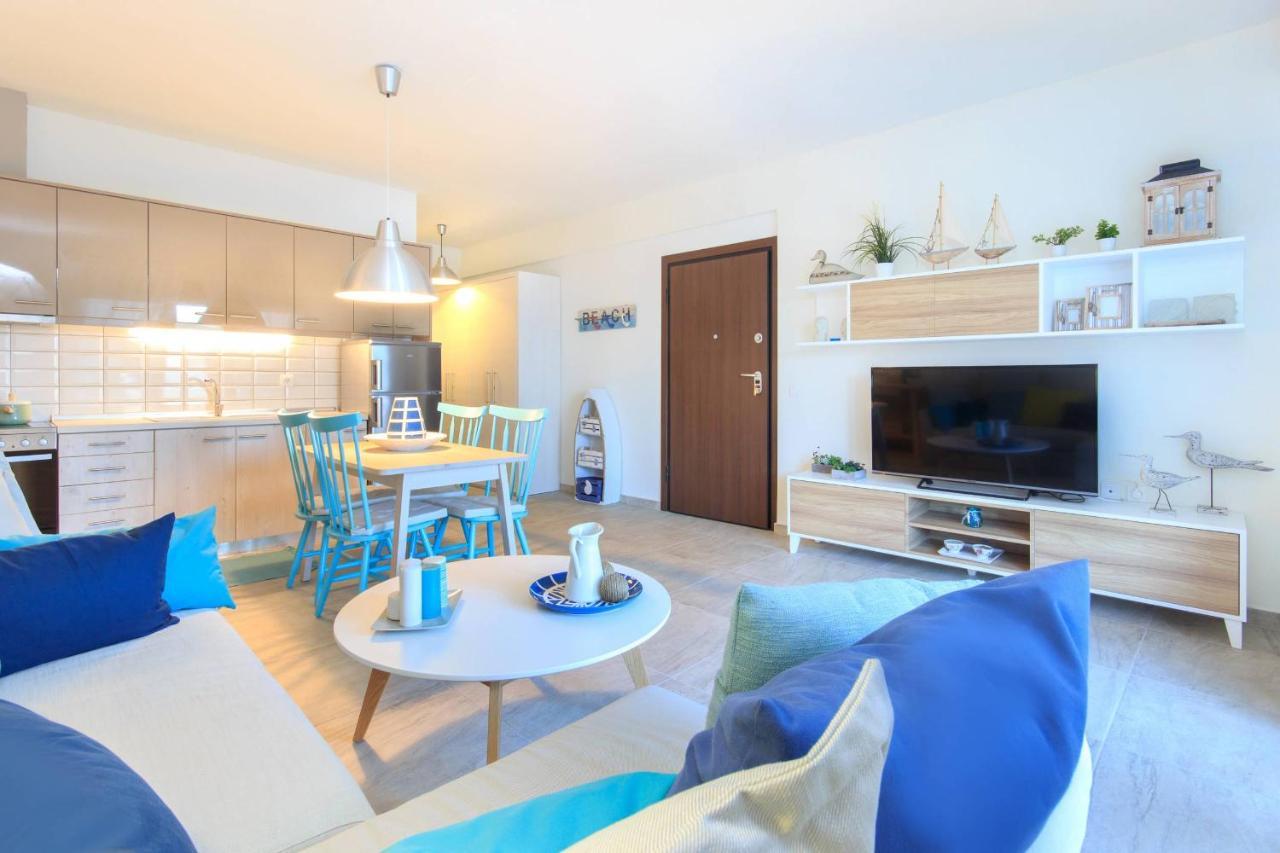 Grand Blue Apartment Скала-Потамиас Экстерьер фото